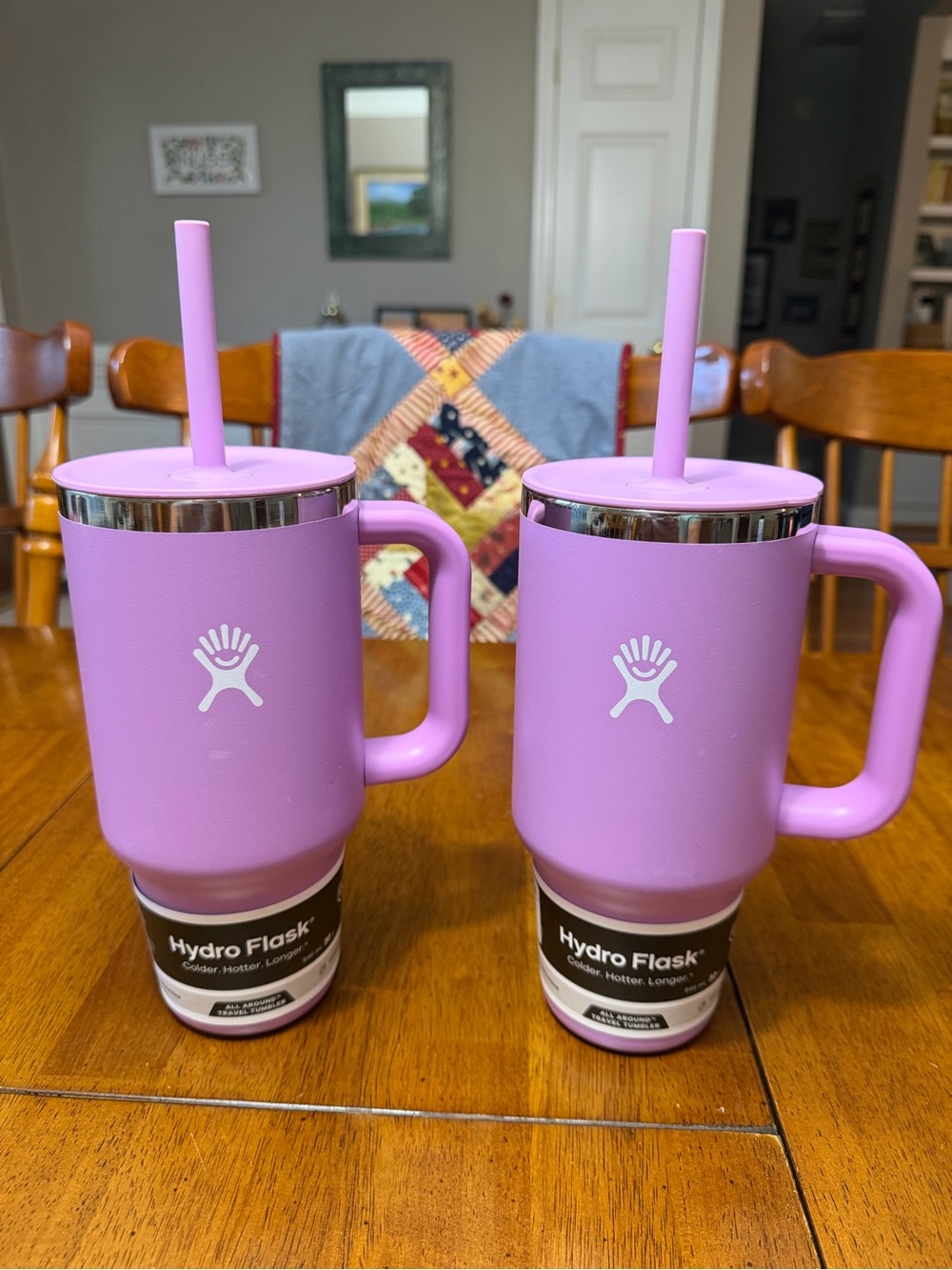 Brand New Lot x 2 Hydro Flask 32 Oz All Around Travel Tumbler Retail $70